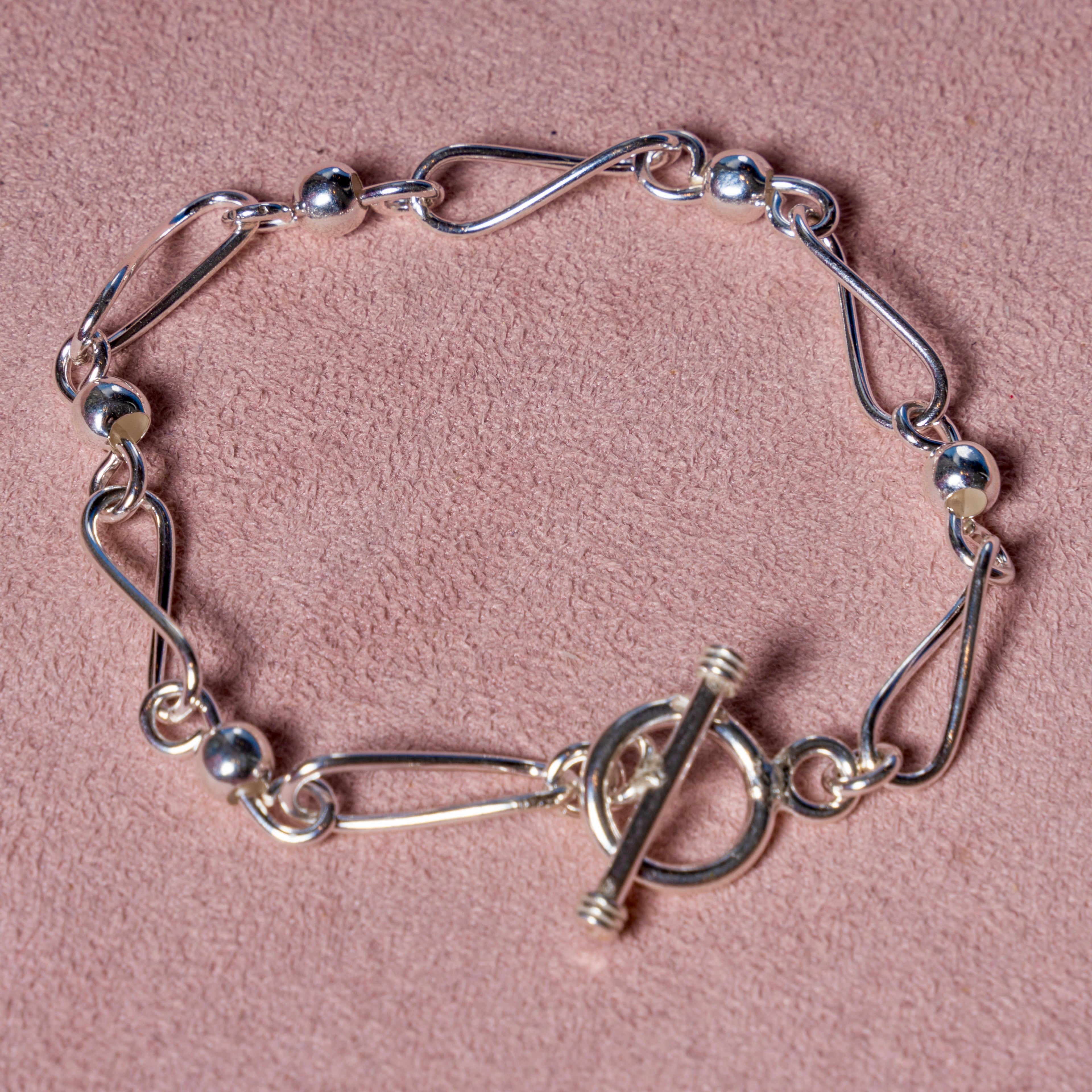 Sterling Silver Infinity Bracelet