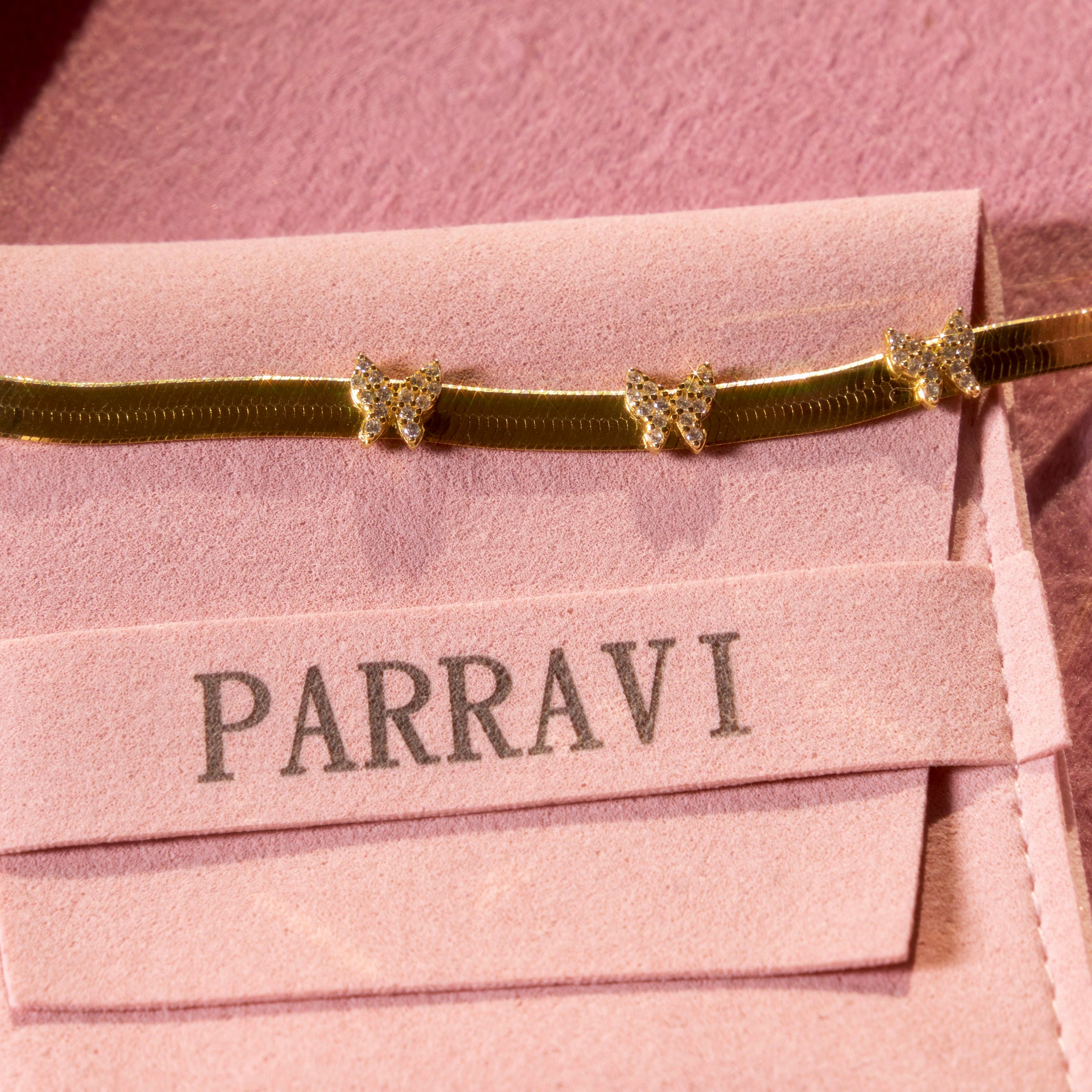 Herringbone Butterfly Bracelet