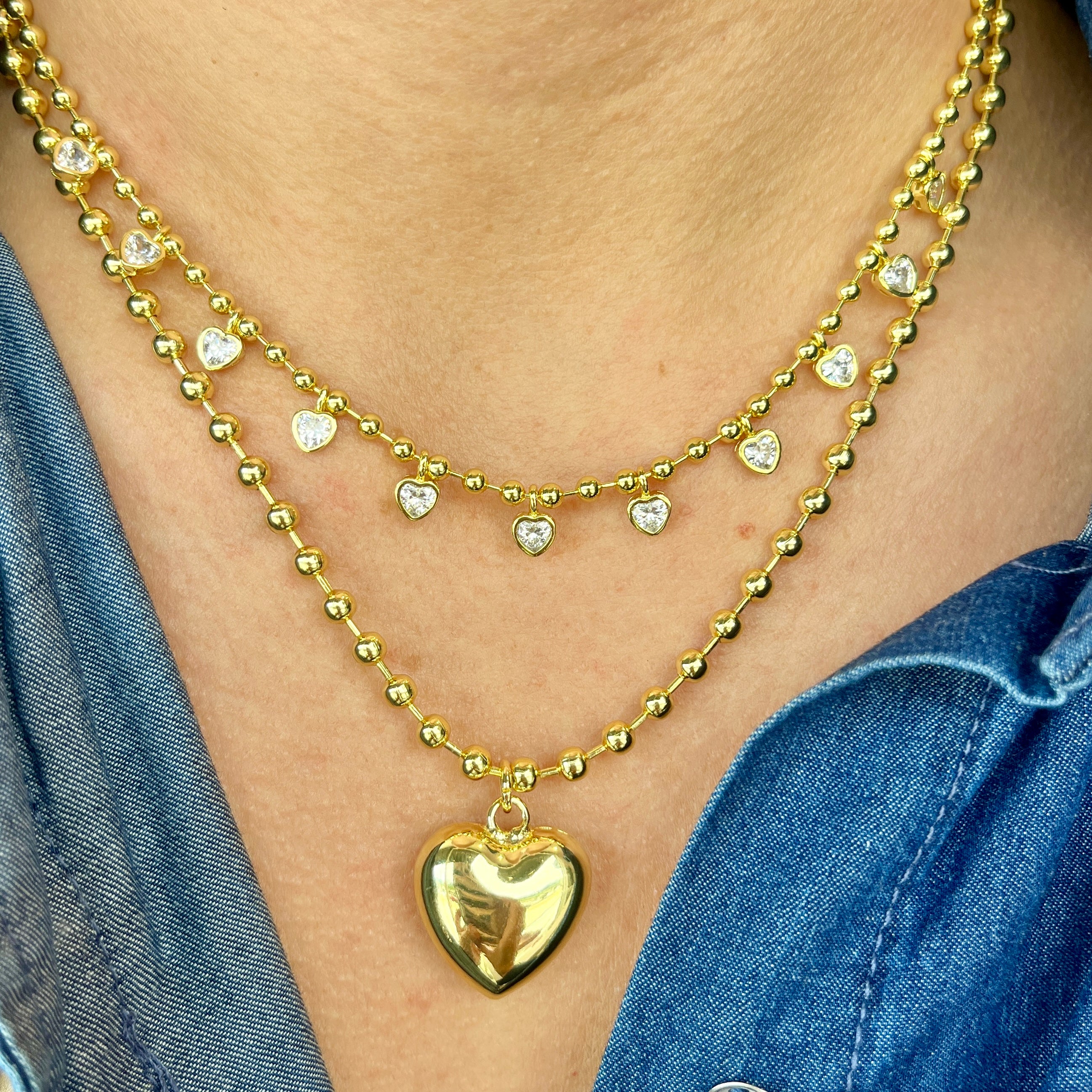 Heart Shaker Necklace