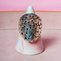 Silver Cobblestone Ring