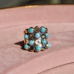 Sterling Silver Larimar Chunky Ring