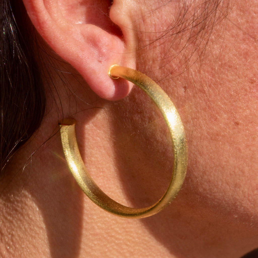 Chunky Gold Hoops