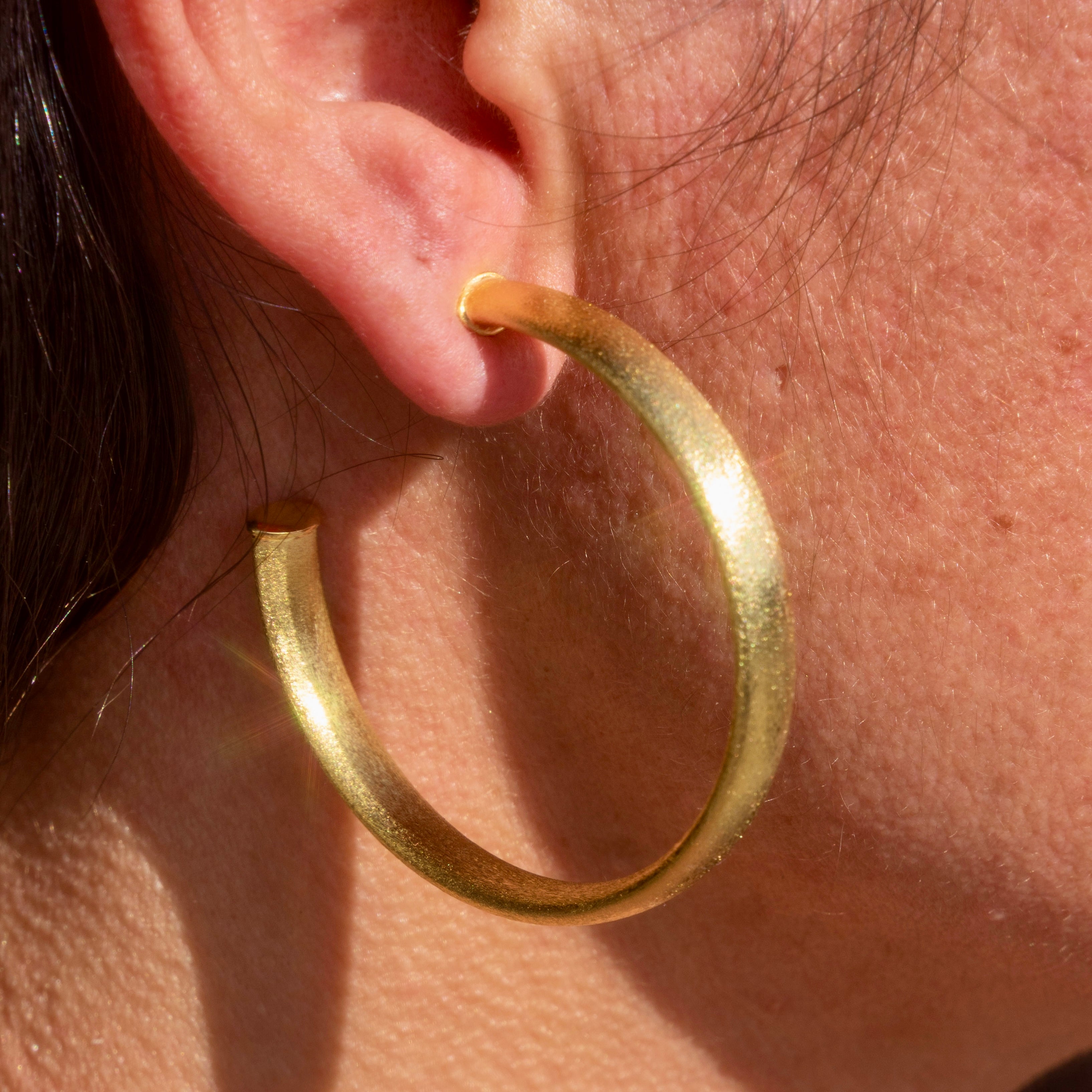 Chunky Gold Hoops