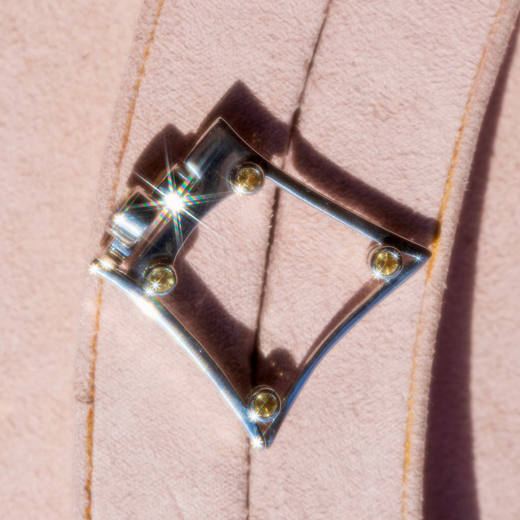 Sterling Silver Citrine Square Lego Ring