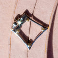 Sterling Silver Citrine Square Lego Ring