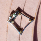 Sterling Silver Citrine Square Lego Ring