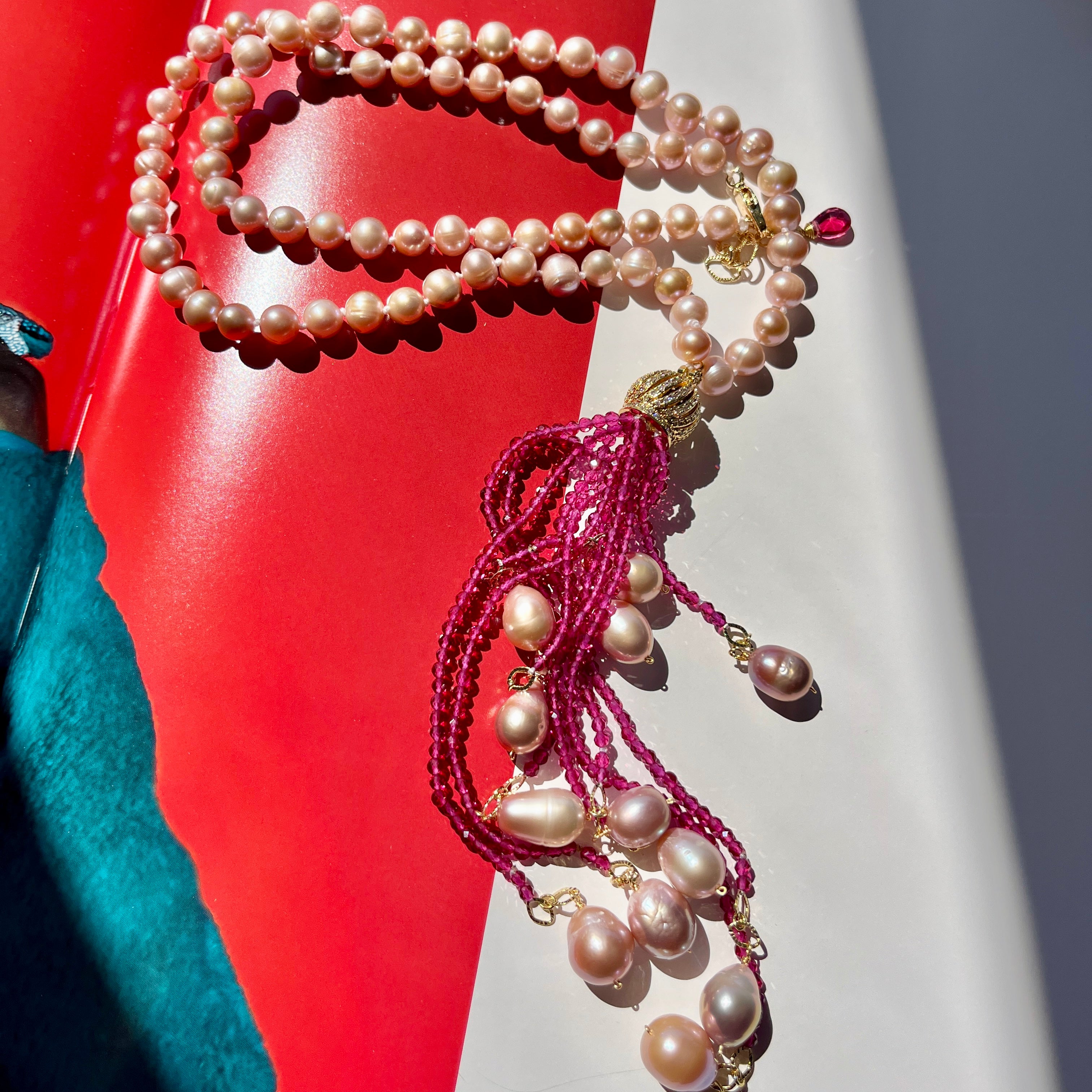 Victorian Pearl Necklace