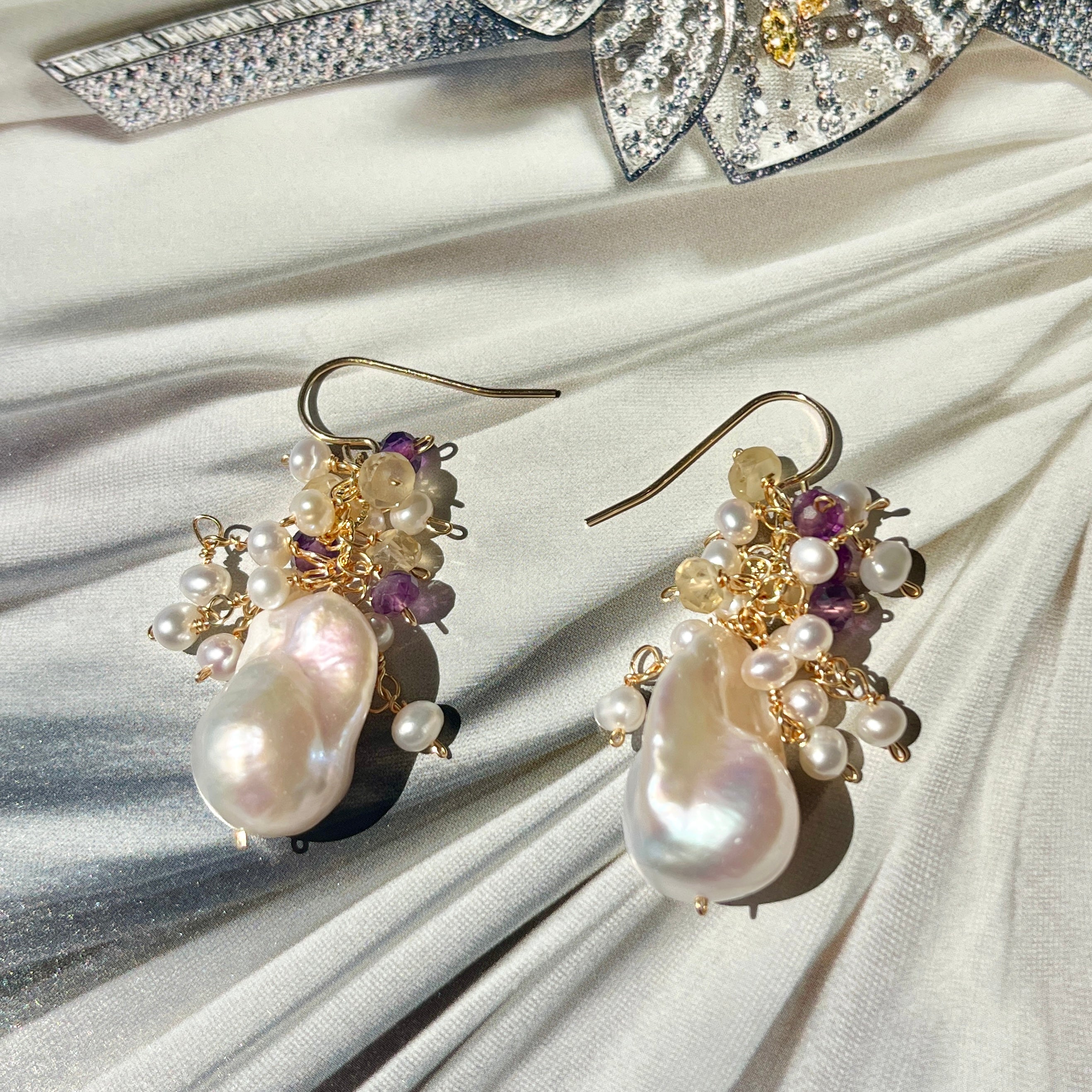 Baroque Akoya Pearl Earrings