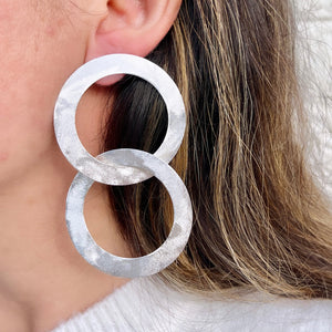 Silver Olympia Earrings