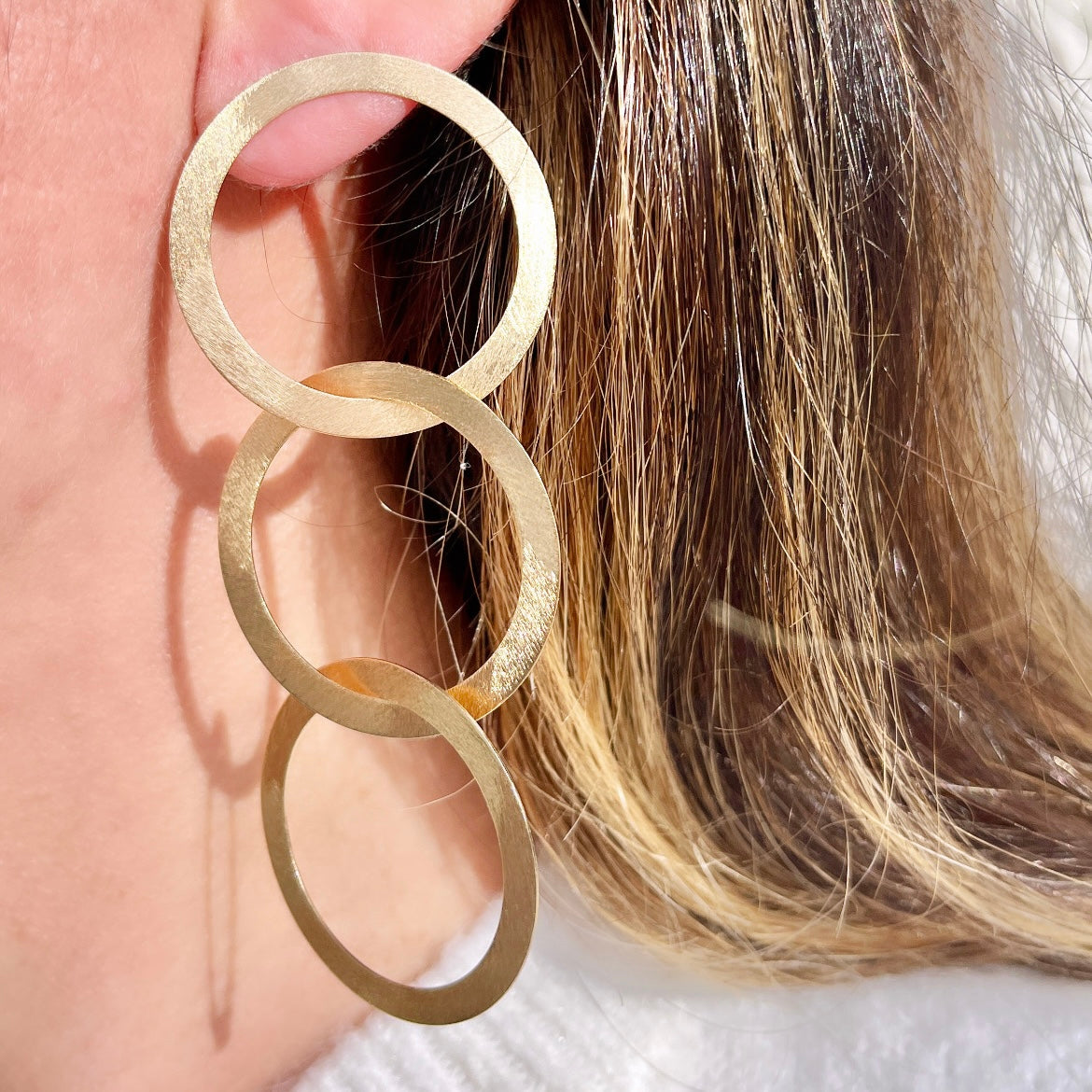 Gold Olympia Earrings