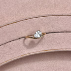 Pear Wavy Ring