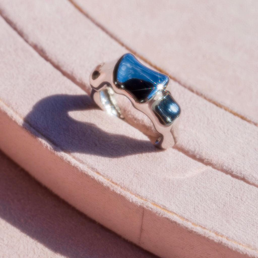 Sterling Silver Wave Ring