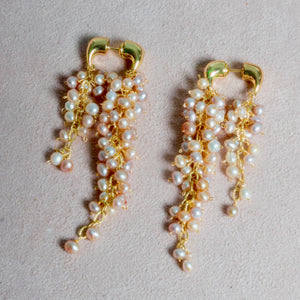 Champagne Pink Shaker Earrings
