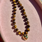 Tiger’s Eye Heart Necklace