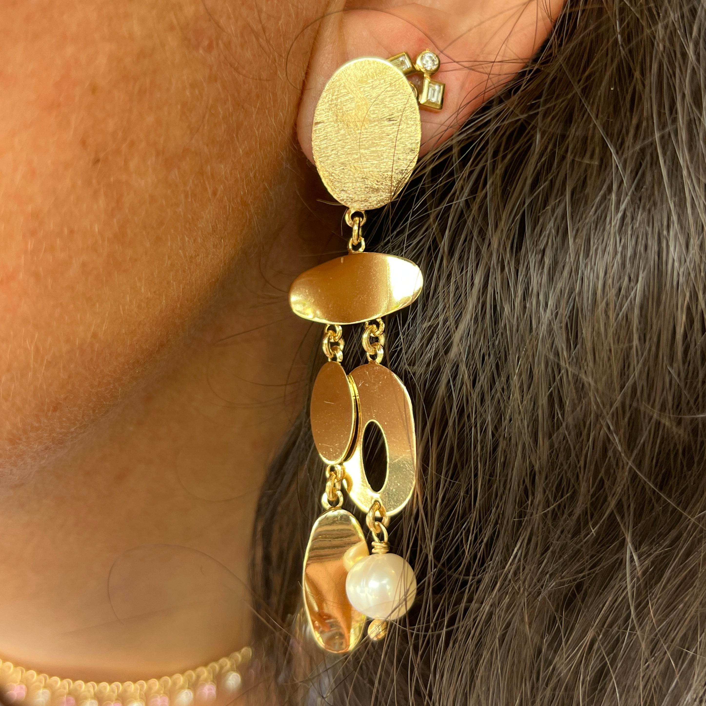 Pearl Chandelier Earrings