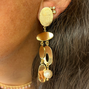 Pearl Chandelier Earrings