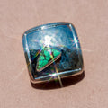 Sterling Silver Green Turquoise Pendant