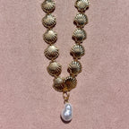 Shell Necklace with Pearl