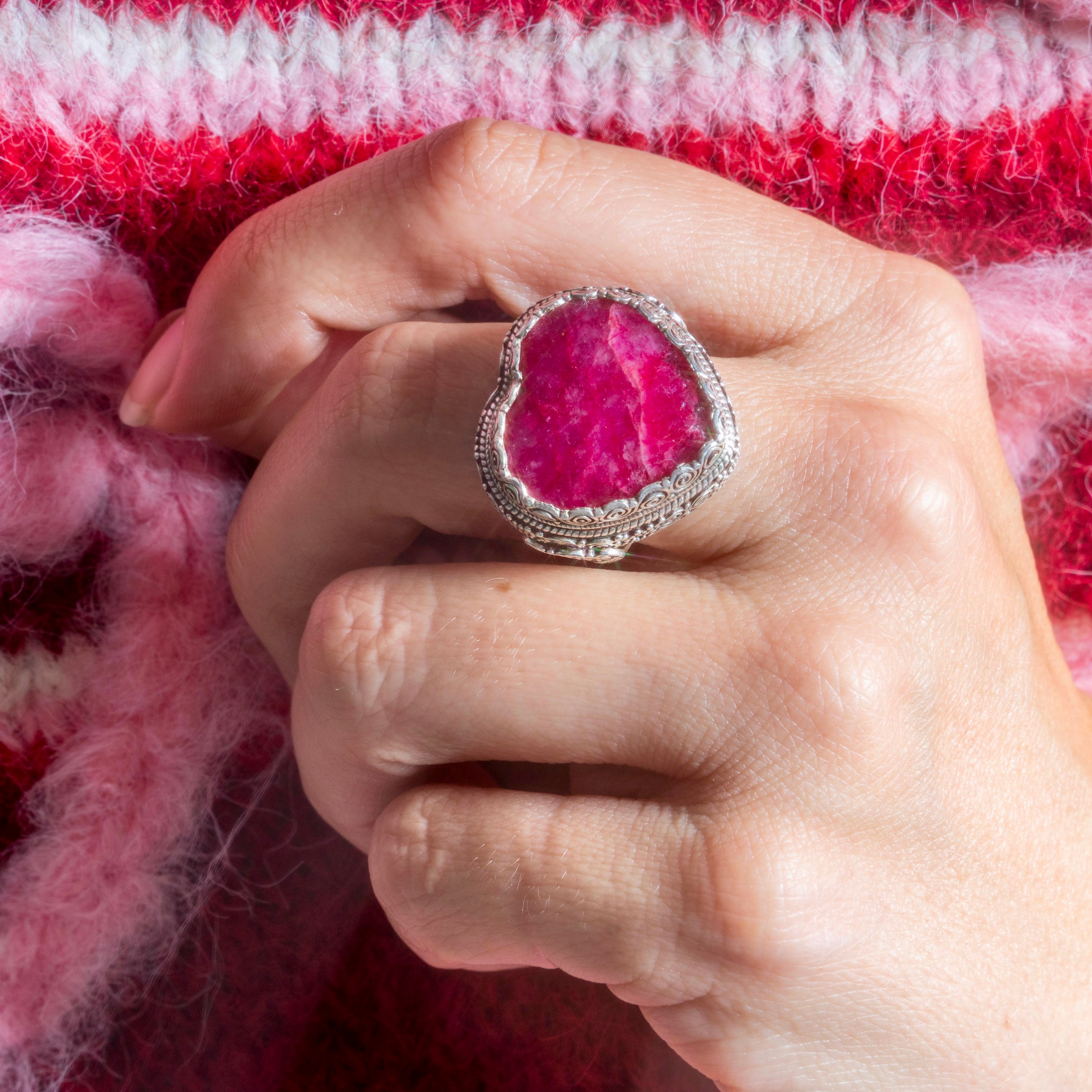 Ruby Heart Ring