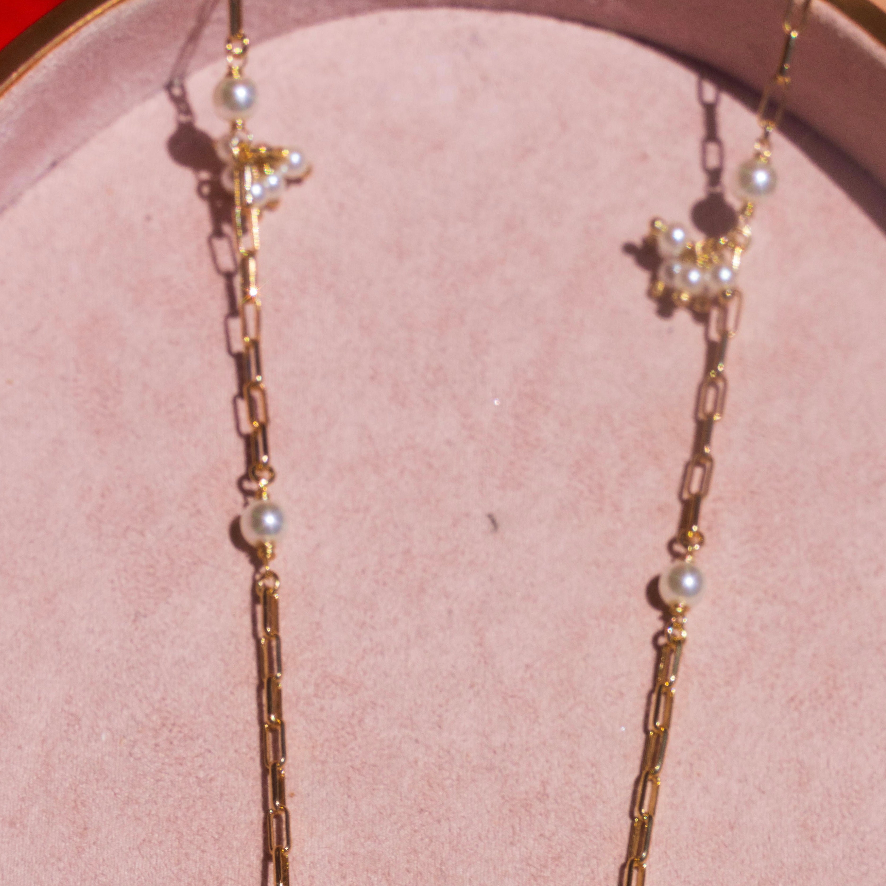 Freshwater Pearl Link 30” Necklace
