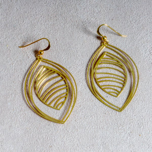 Golden Leaf Earrings