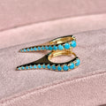 Turquoise Dagger Earrings