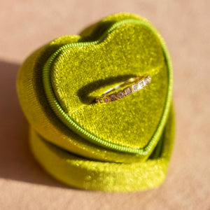 14k Round Diamond Band
