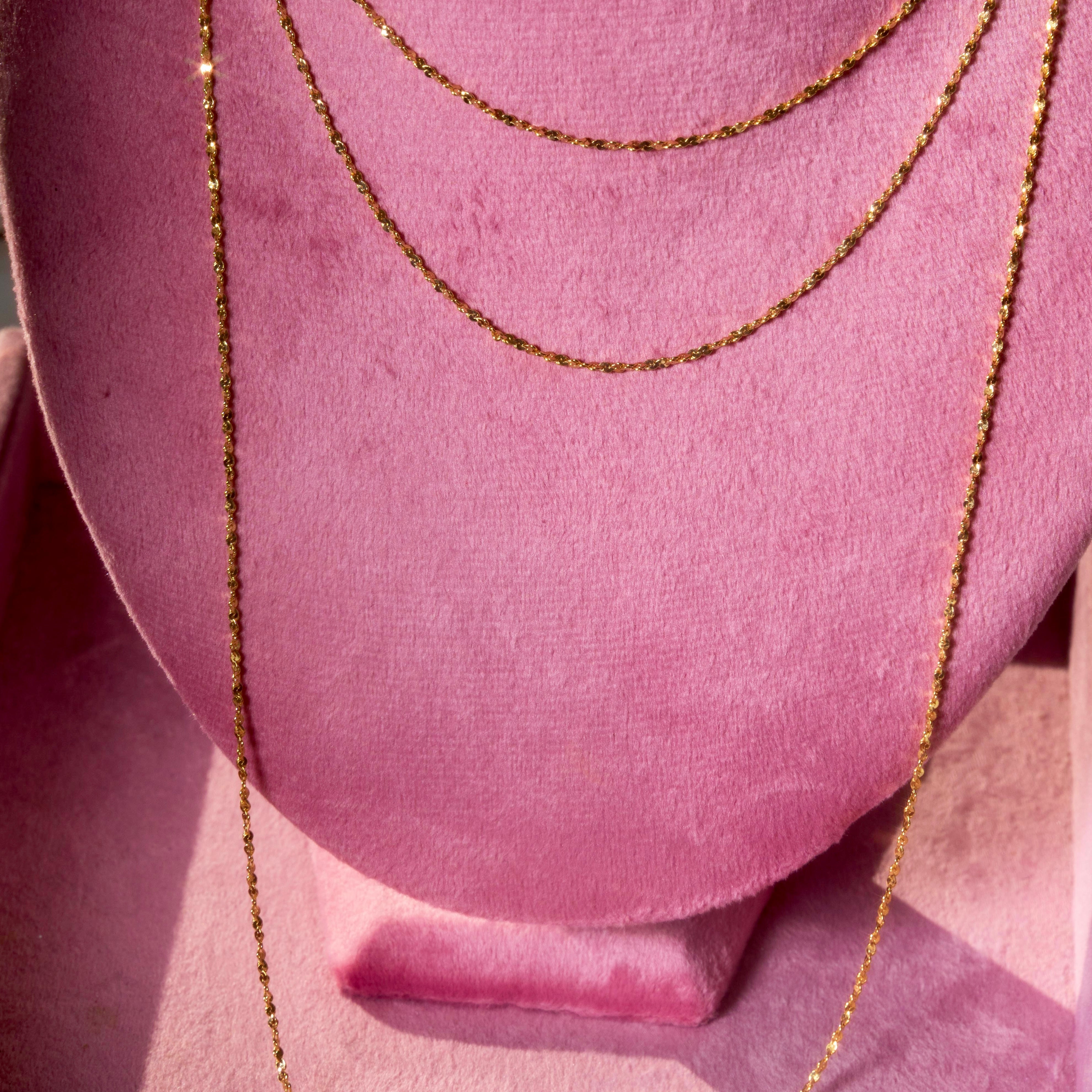 Shimmer Rope Chain (16”, 18”, 30”)