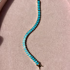 Turquoise Baguette Tennis Bracelet