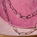 Sterling Silver 36” Link Necklace