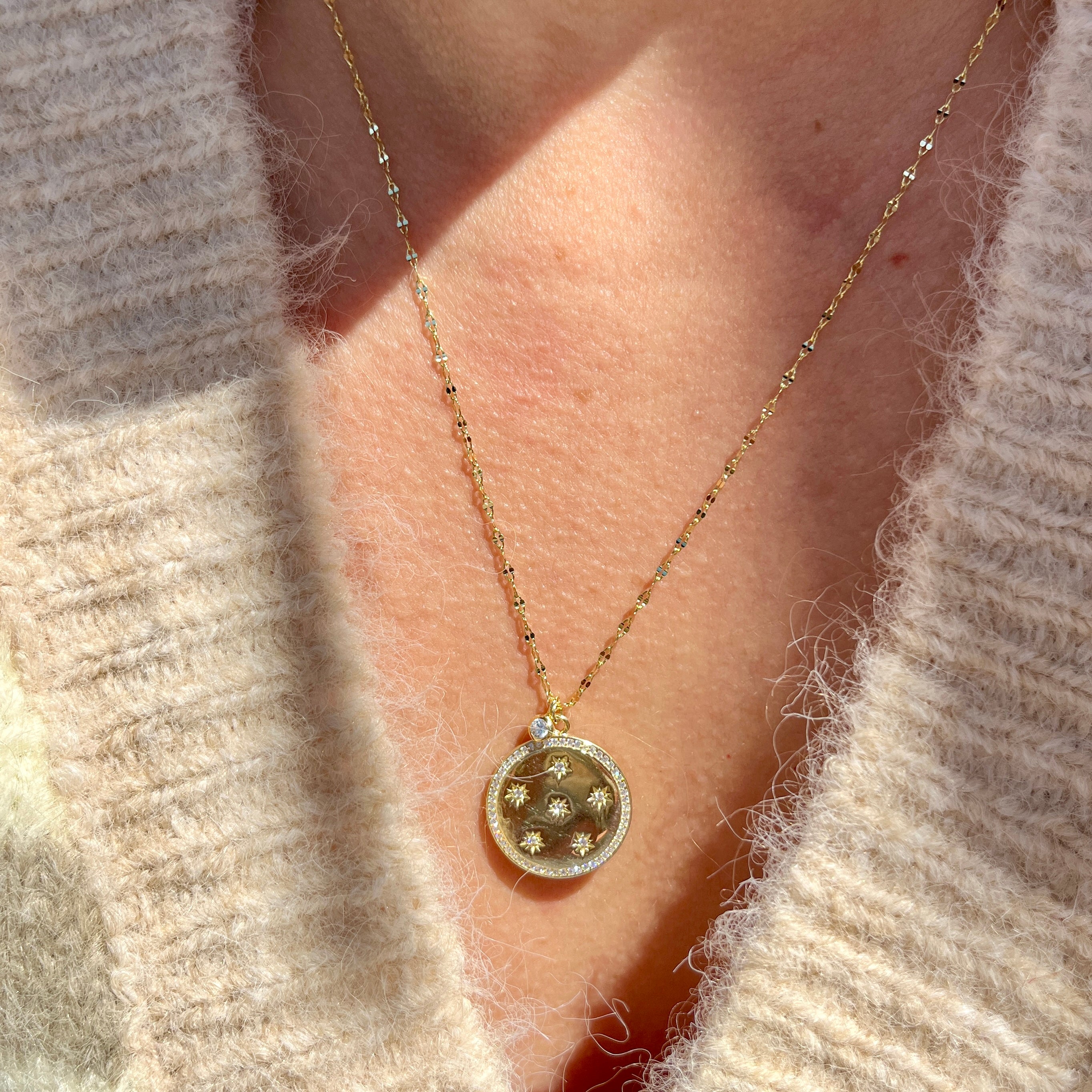 Celestial Gold 30” Necklace