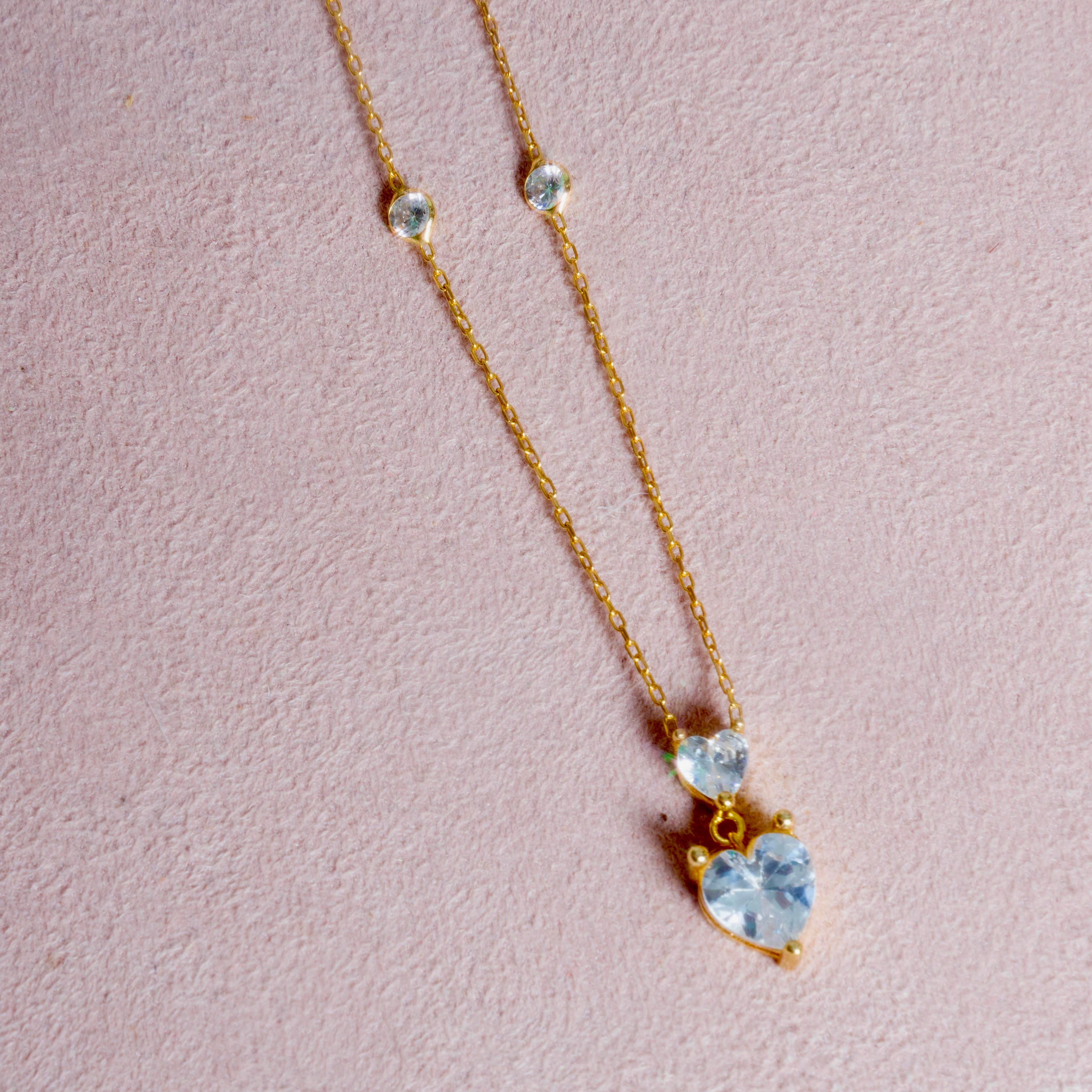 Double Heart Necklace