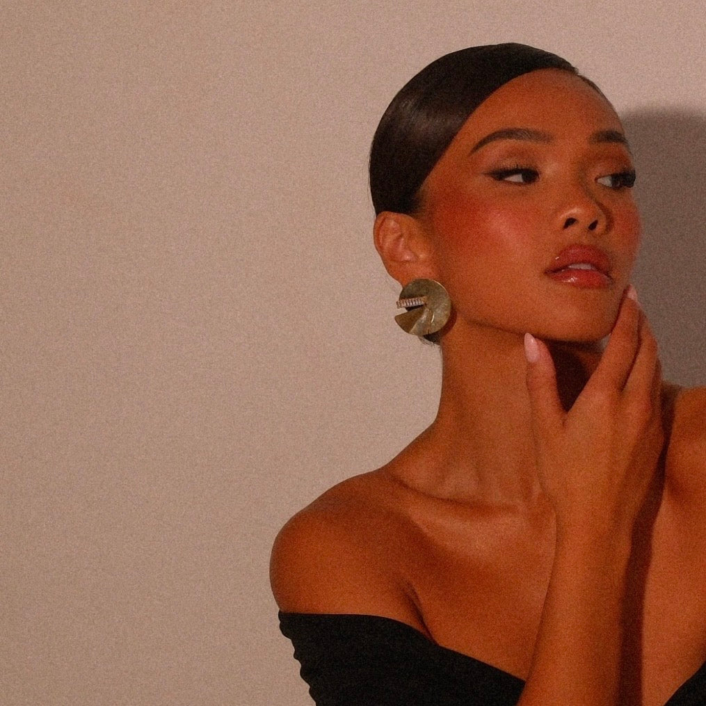 Golden Disc Earrings (as seen on Jenn Tran) 🌹