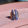 Sterling Silver Mixed Shape Tanzanite Ring