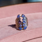 Sterling Silver Mixed Shape Tanzanite Ring