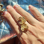 Double Butterfly Ring
