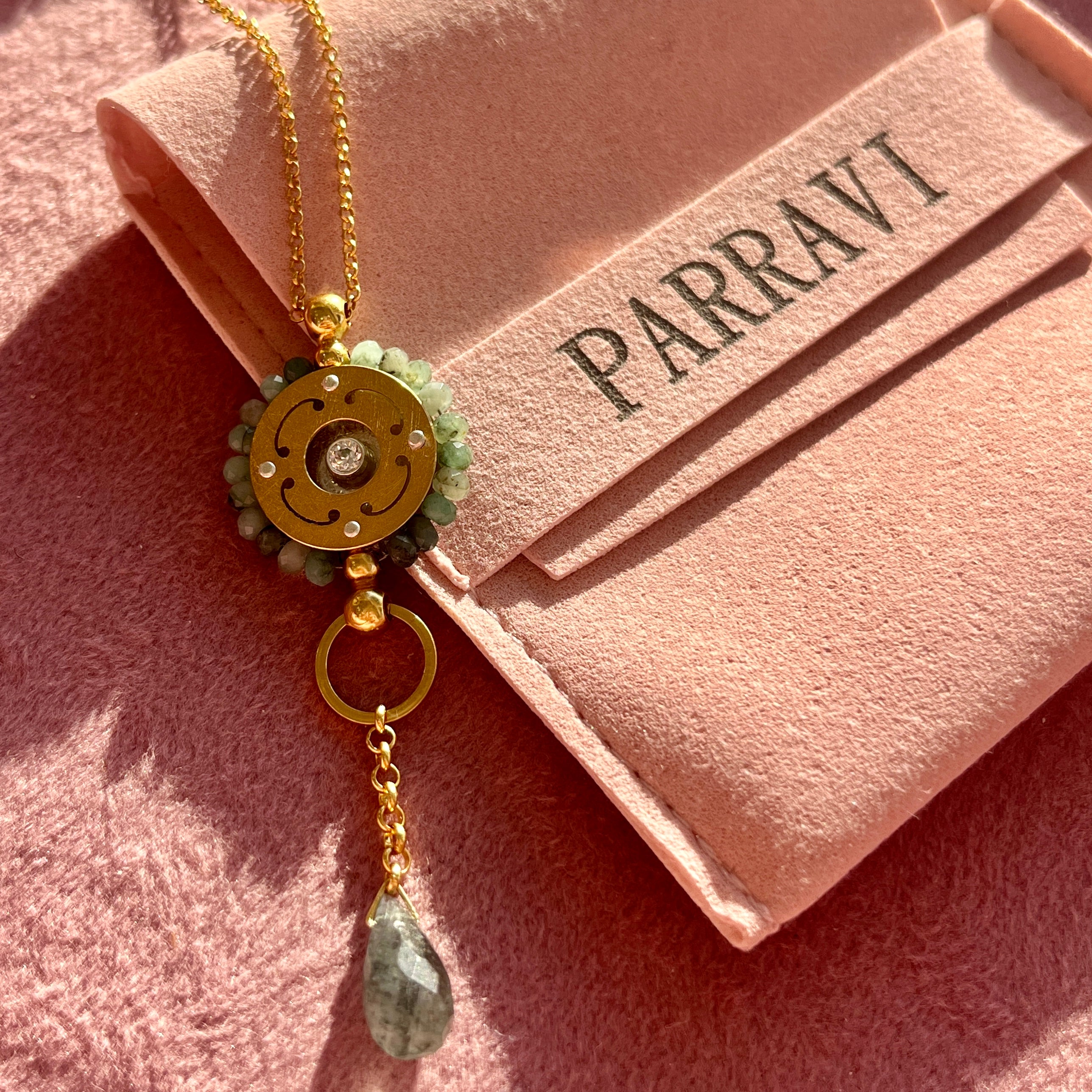 Emerald Circle Necklace