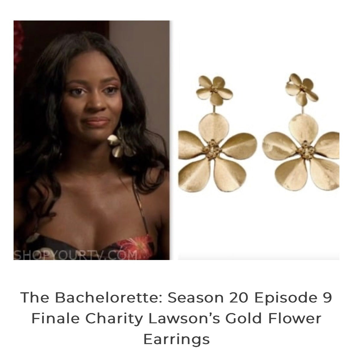 Buttercup Floral Earrings (as seen on the Bachelorette)