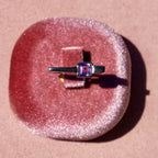 Amethyst Square Stacker Ring