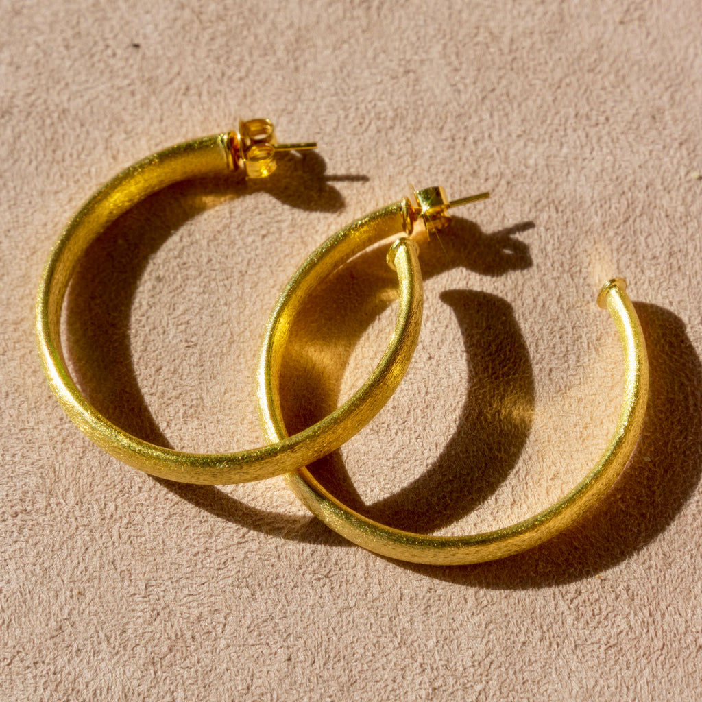 Chunky Gold Hoops
