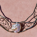 Sterling Silver Pearl Choker