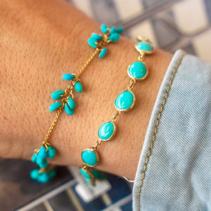 14k Turquoise Bracelet