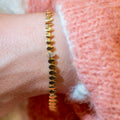 14k Pear Diamond Tennis Bracelet