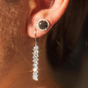 18k Black Diamond Studs