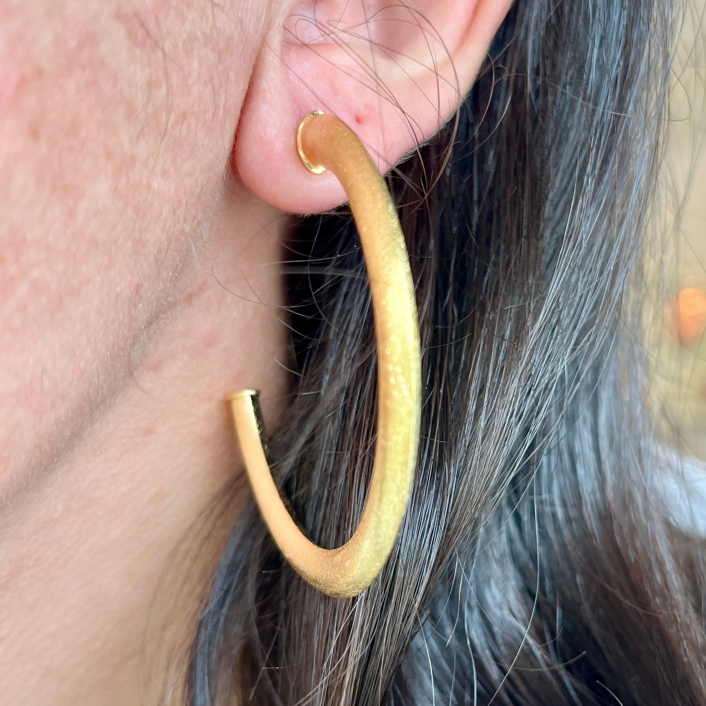 Large Squared Off Hoops
