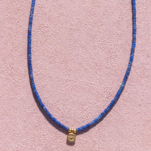 Lapis Guardian Eye Necklace