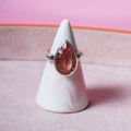 Zultanite Pear Ring