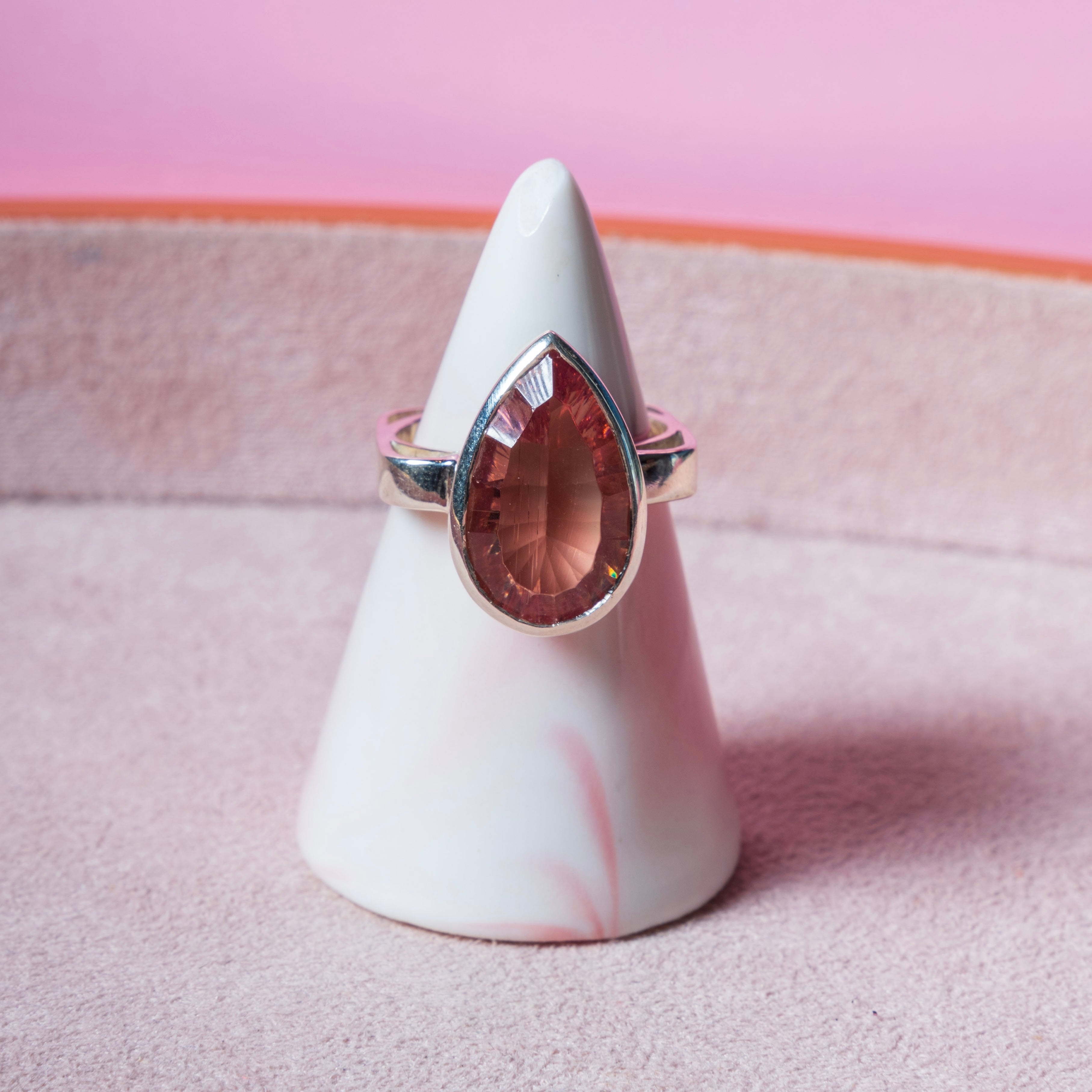 Zultanite Pear Ring