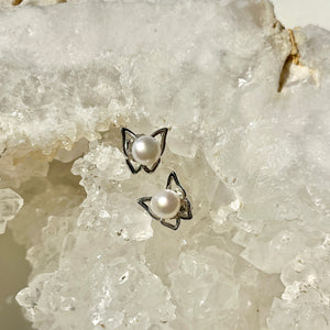 Pearl Butterfly Studs