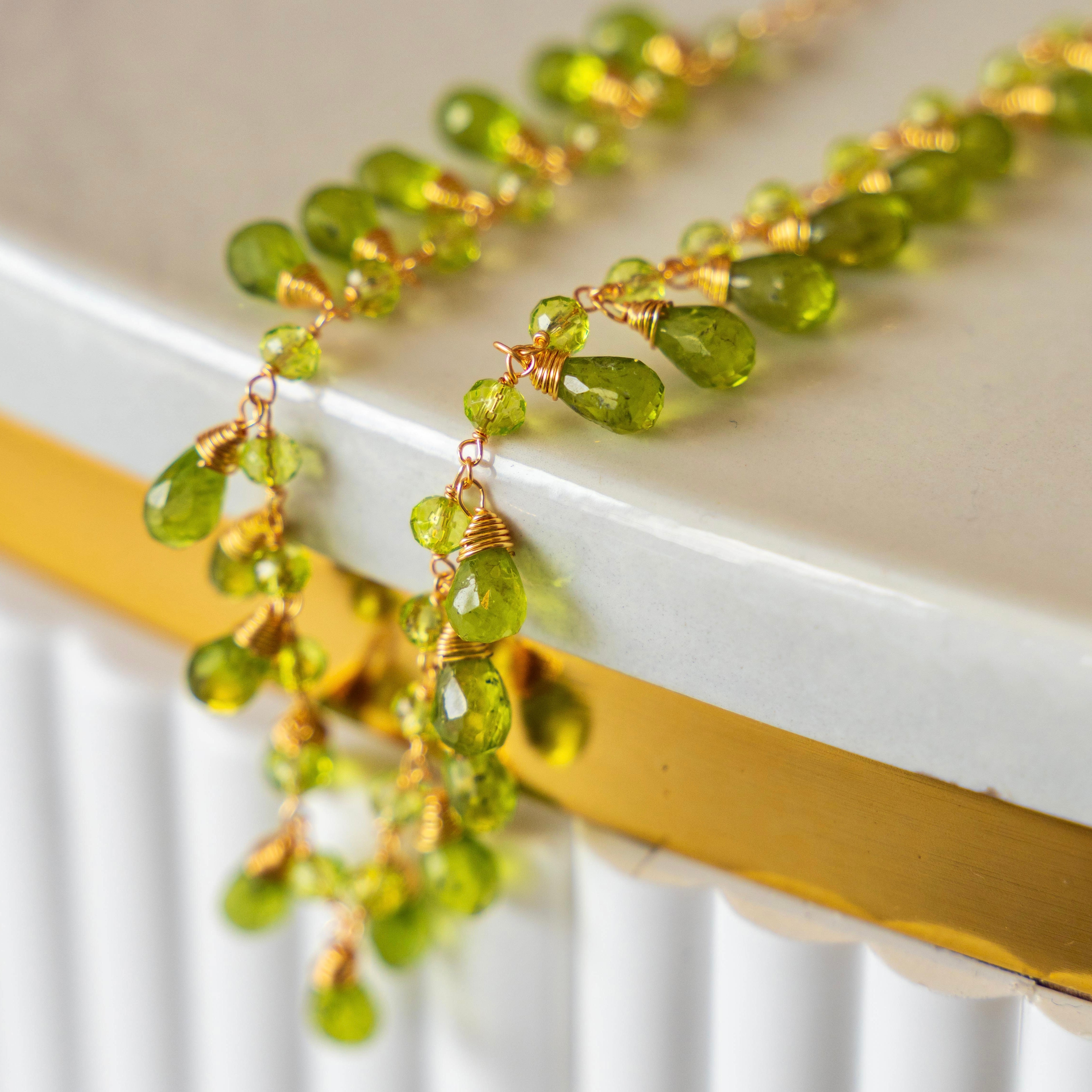 Peridot Shaker Necklace